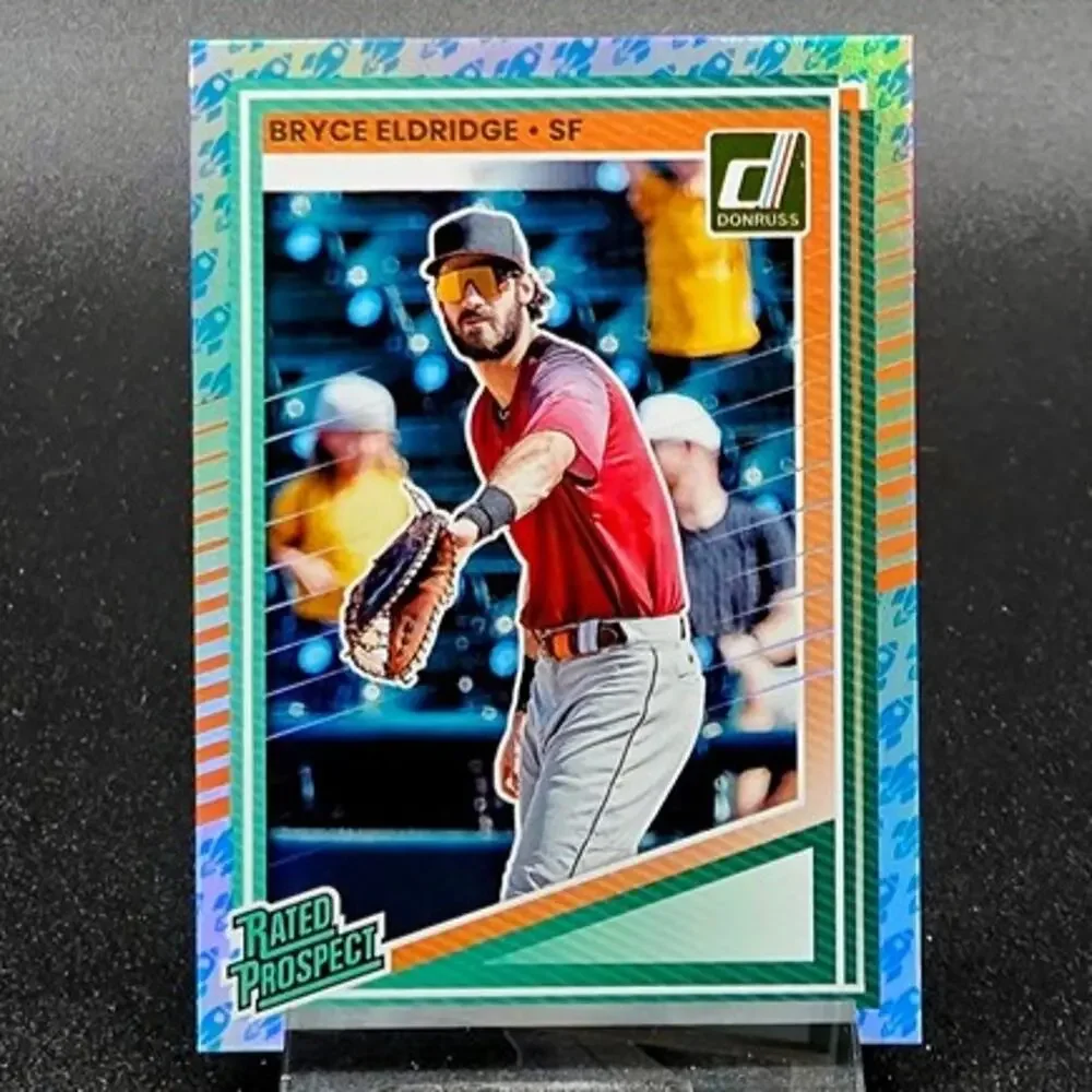 Bryce Eldridge Holo Rockets Cracked Ice Prizm San Francisco Giants Top Prospect